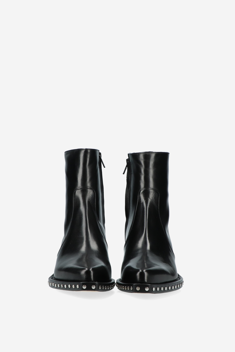 Incomplete leather boots