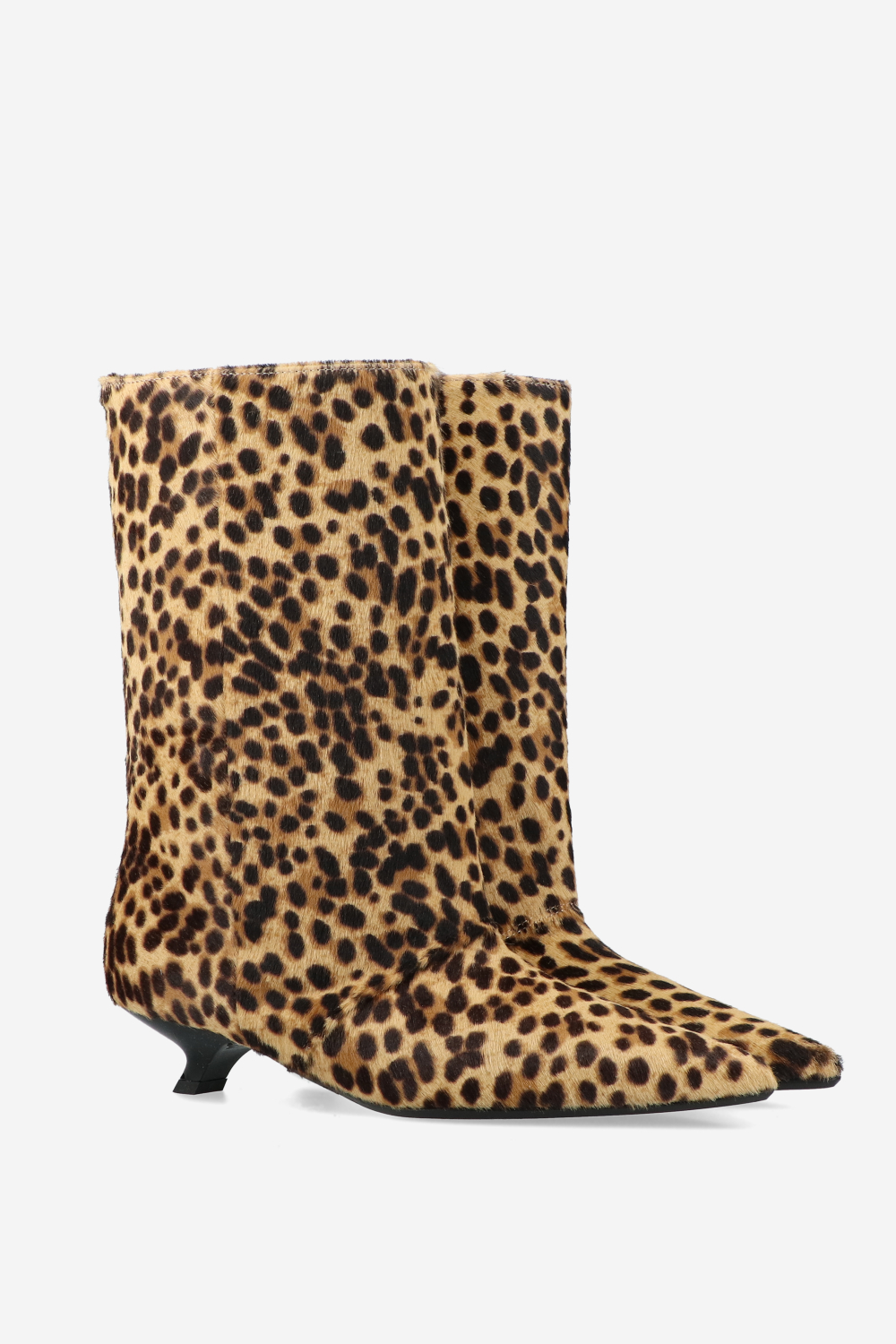 Unforgettable pony hair leather boots