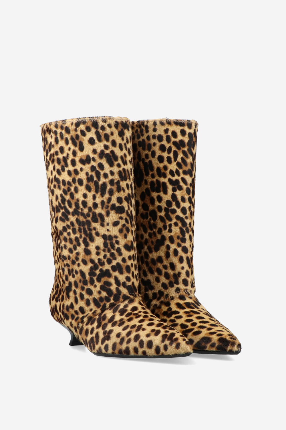 Unforgettable pony hair leather boots