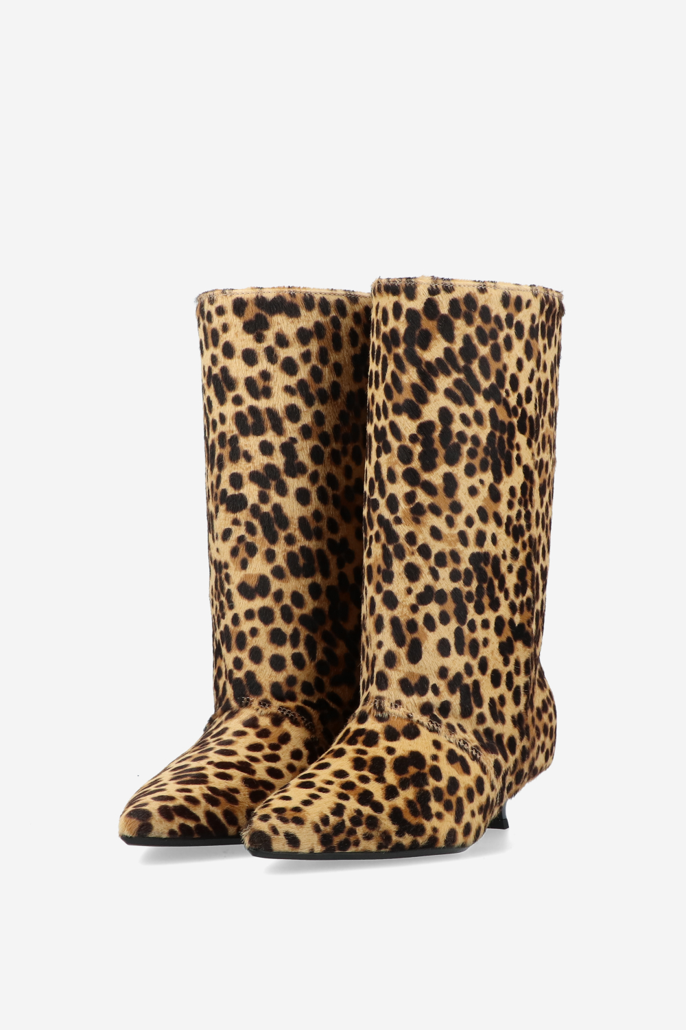 Unforgettable pony hair leather boots