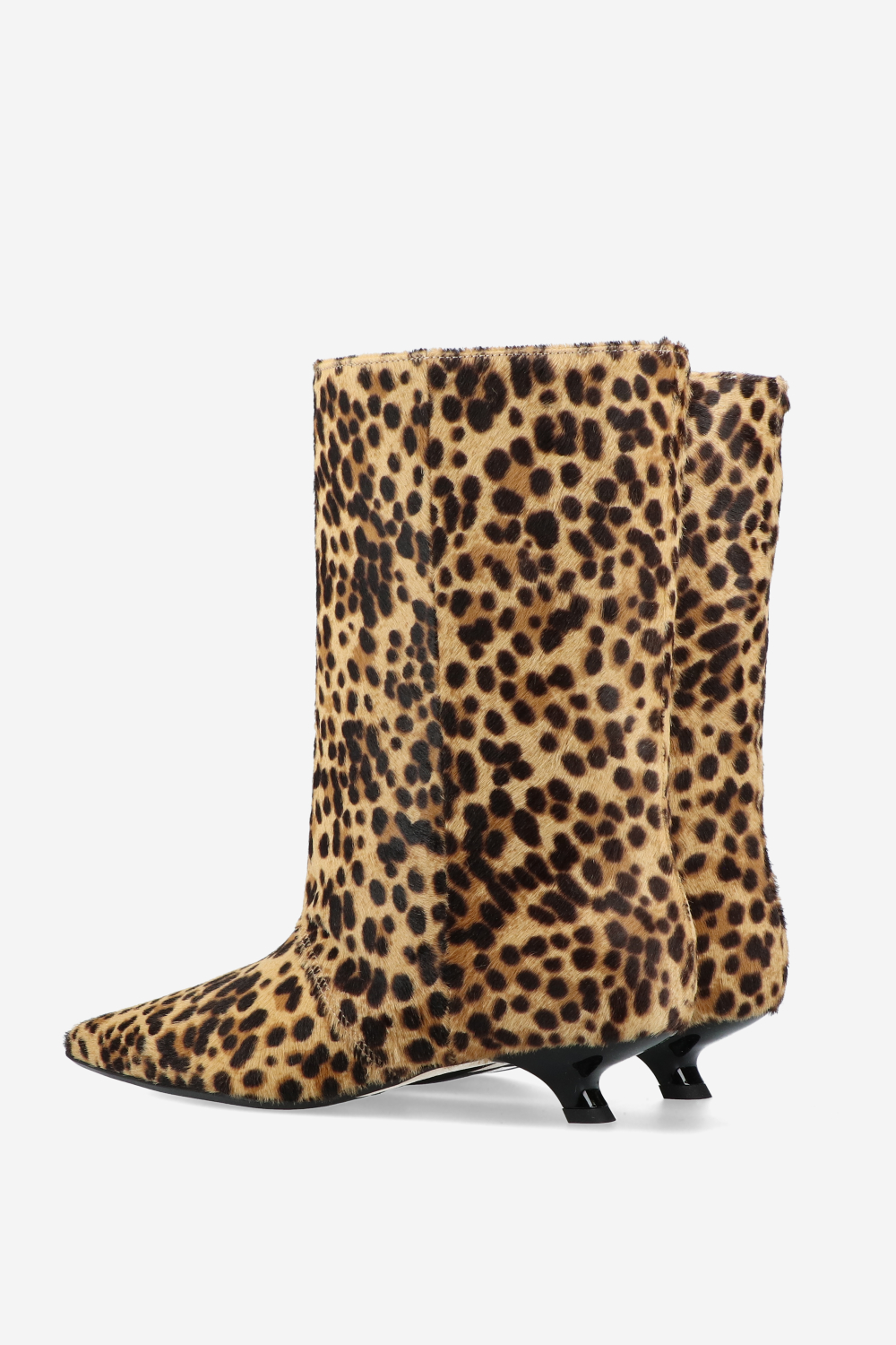 Unforgettable pony hair leather boots