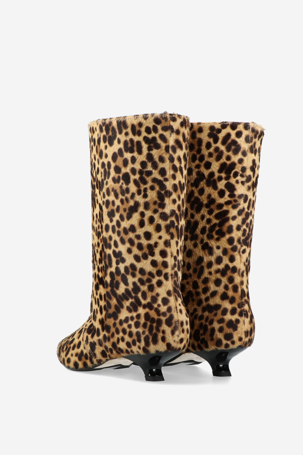 Unforgettable pony hair leather boots