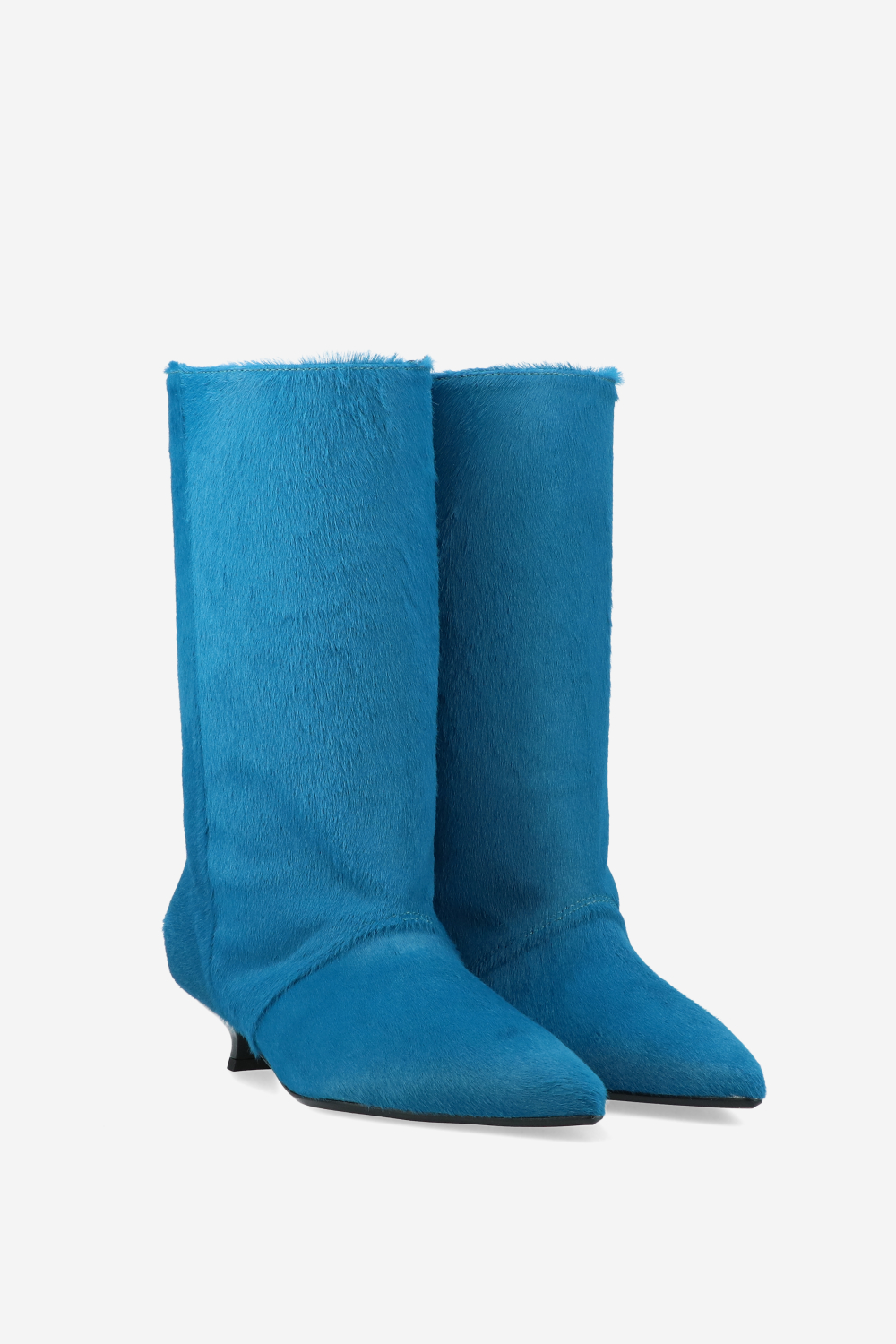 Unforgettable pony hair leather boots