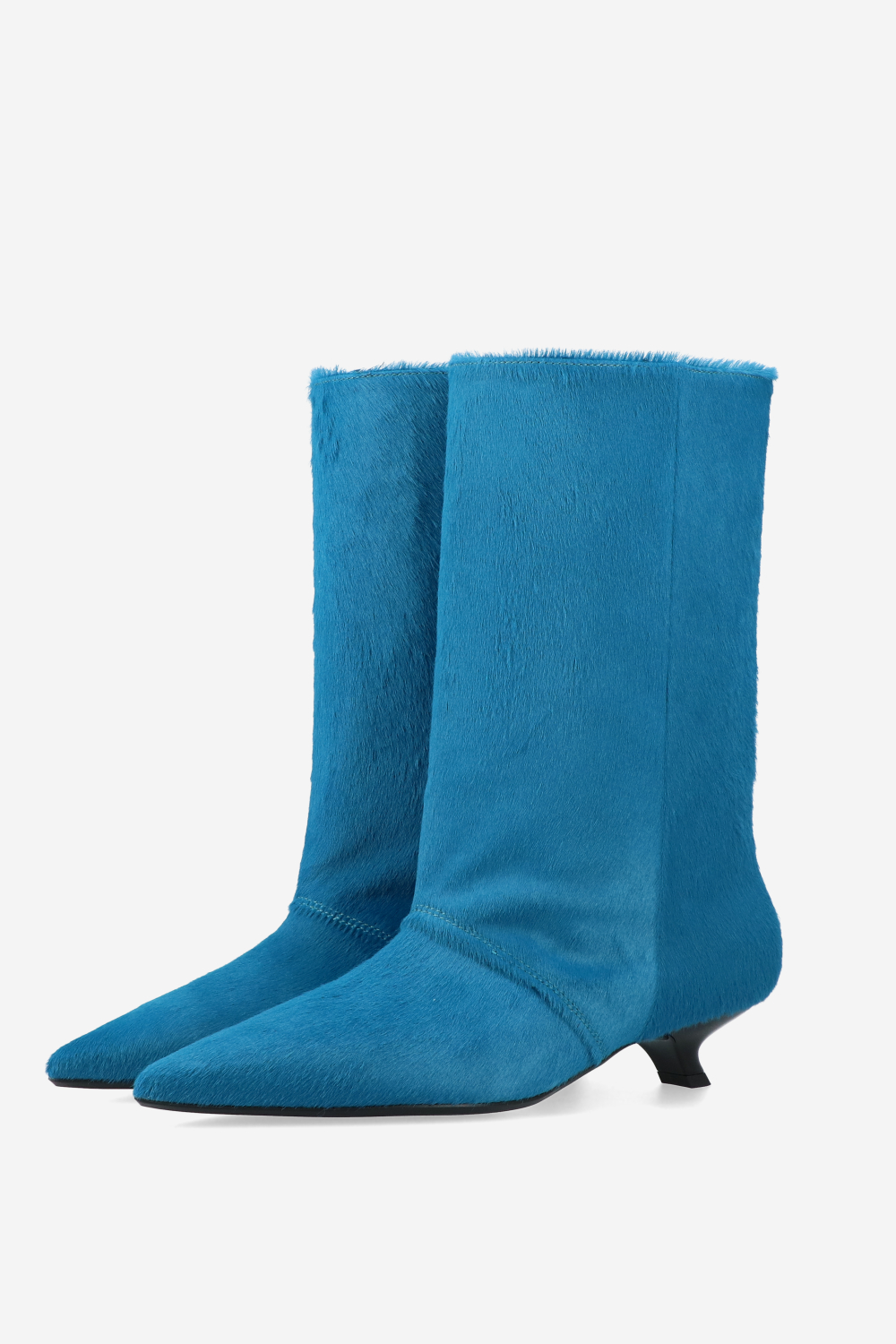 Unforgettable pony hair leather boots