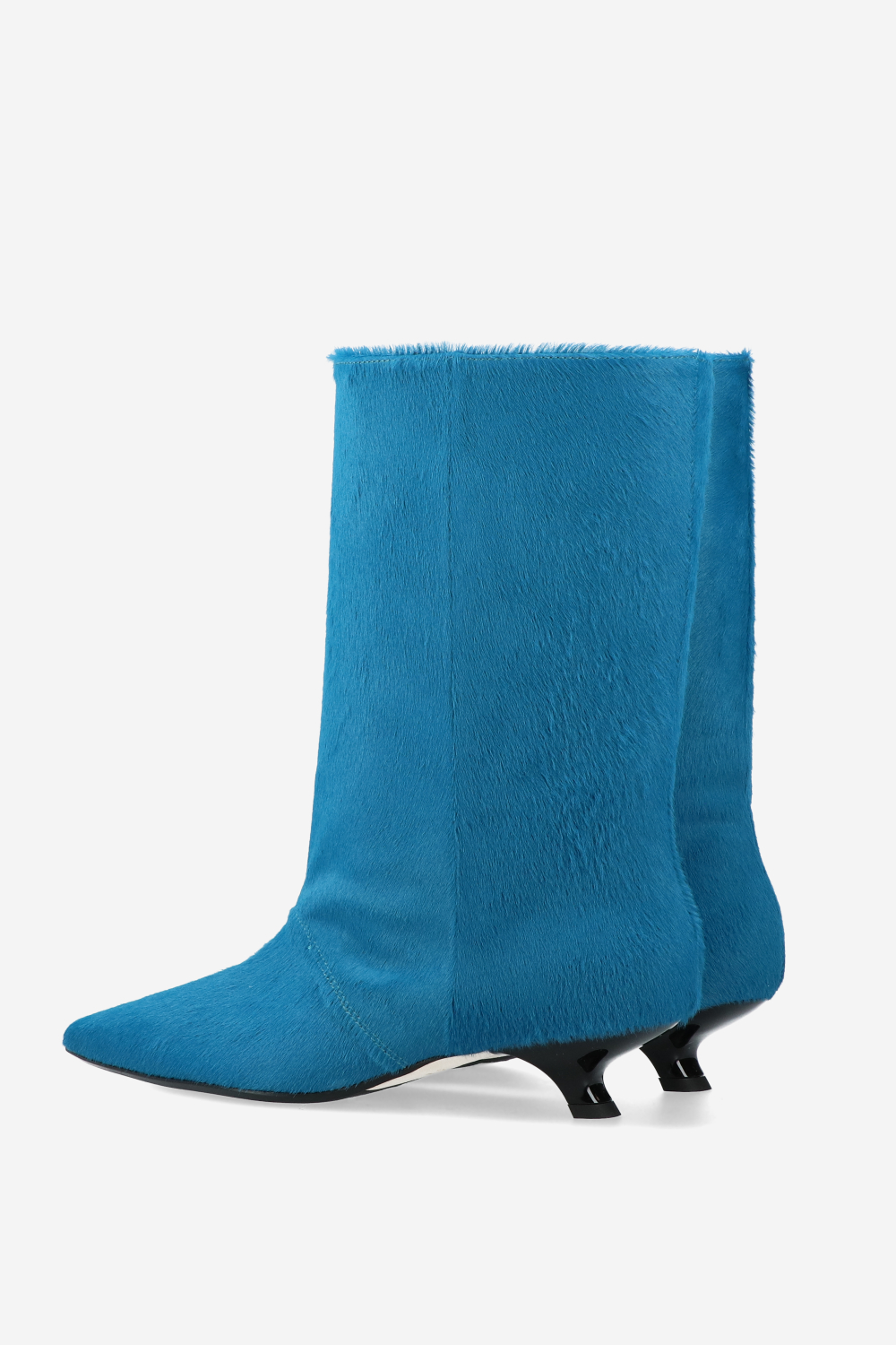 Unforgettable pony hair leather boots