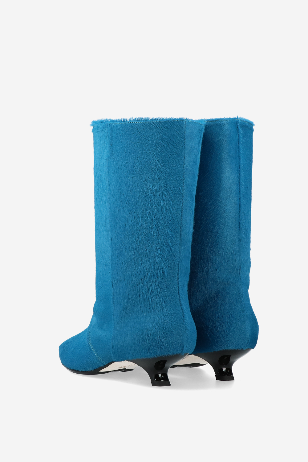 Unforgettable pony hair leather boots