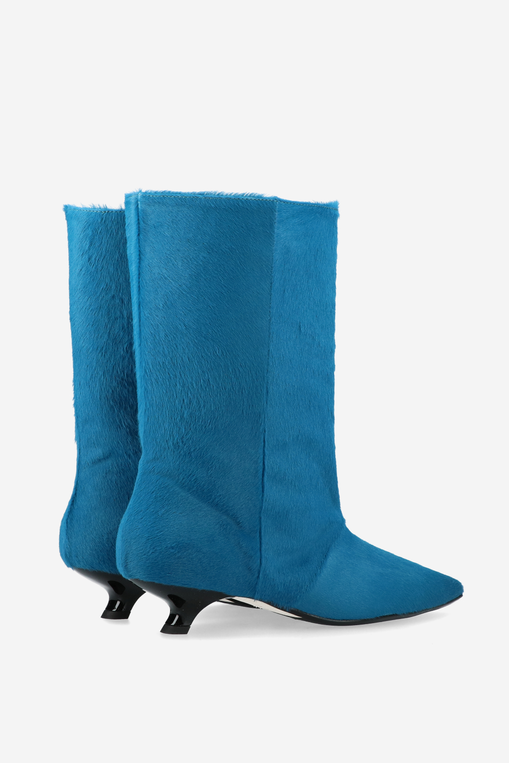 Unforgettable pony hair leather boots