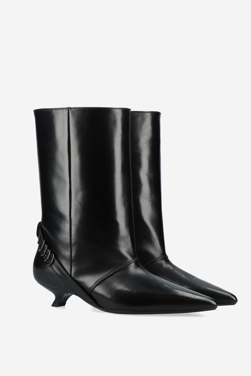 Message leather boots