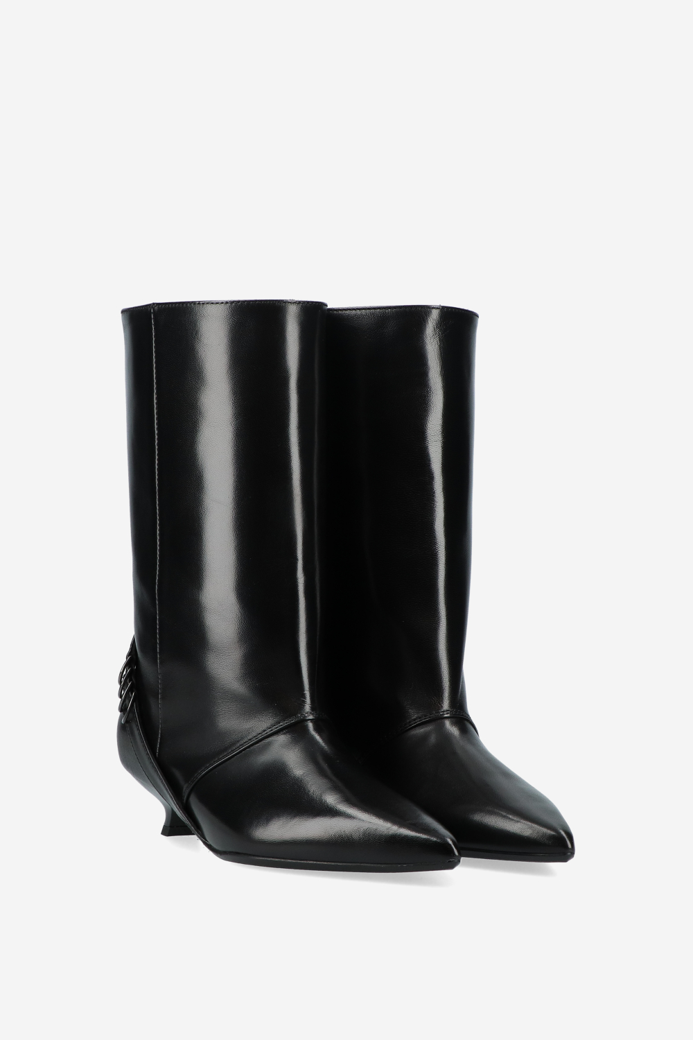 Message leather boots