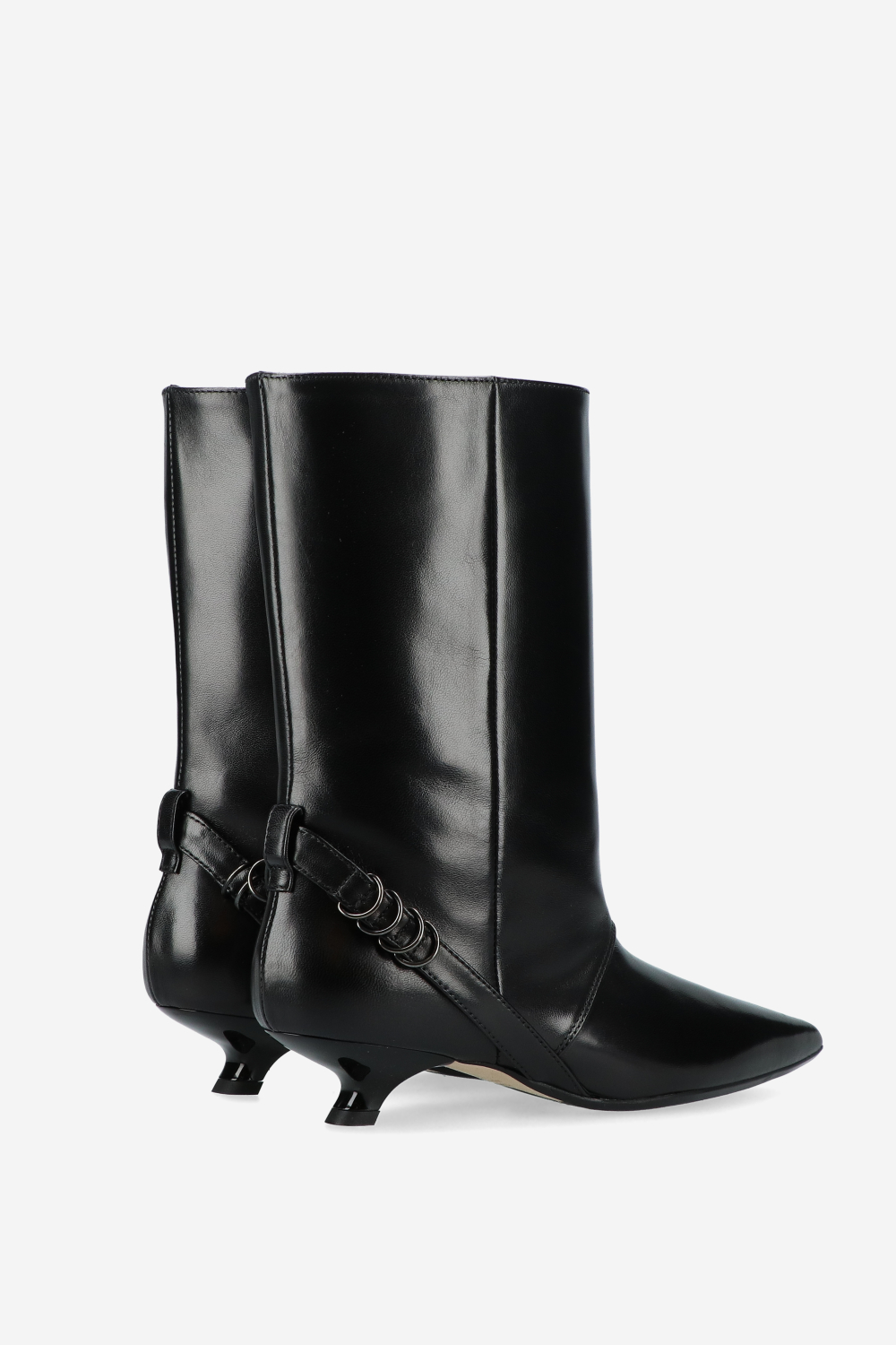 Message leather boots