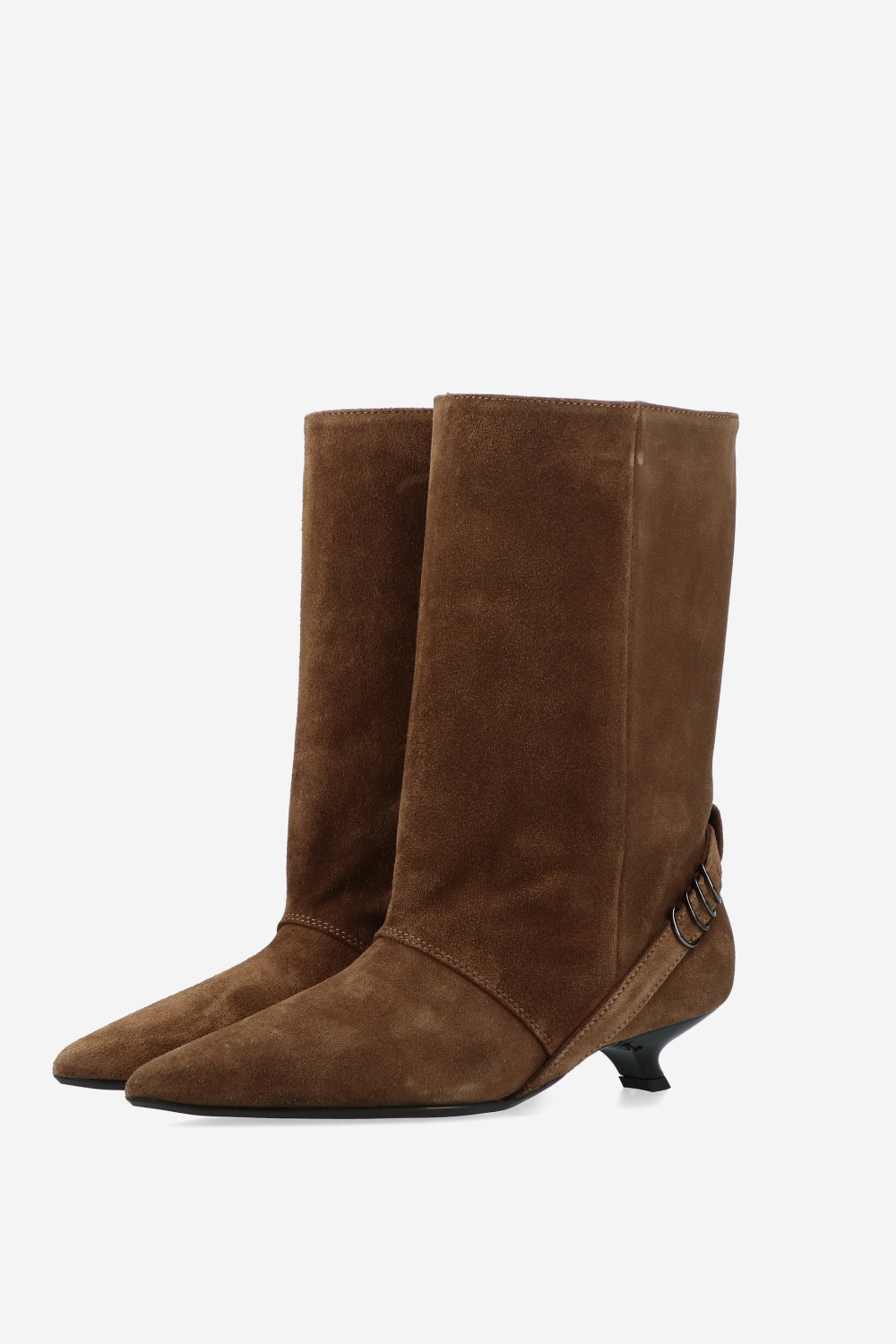 Message suede boots
