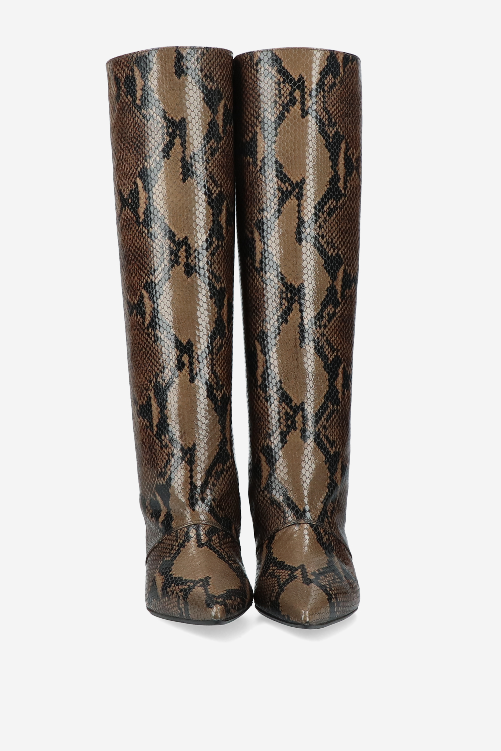 Beggin’ pitone leather boots