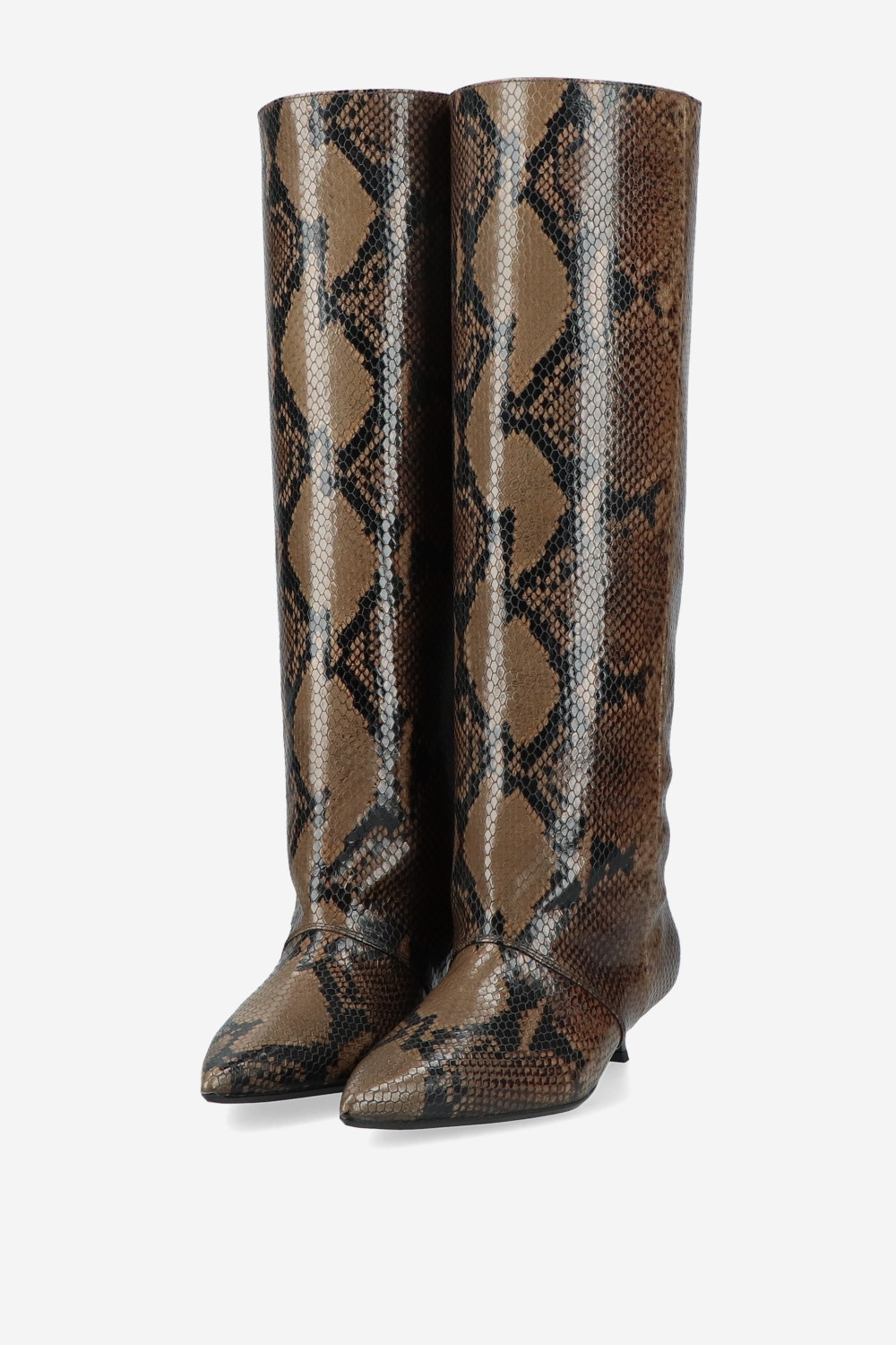 Beggin’ pitone leather boots