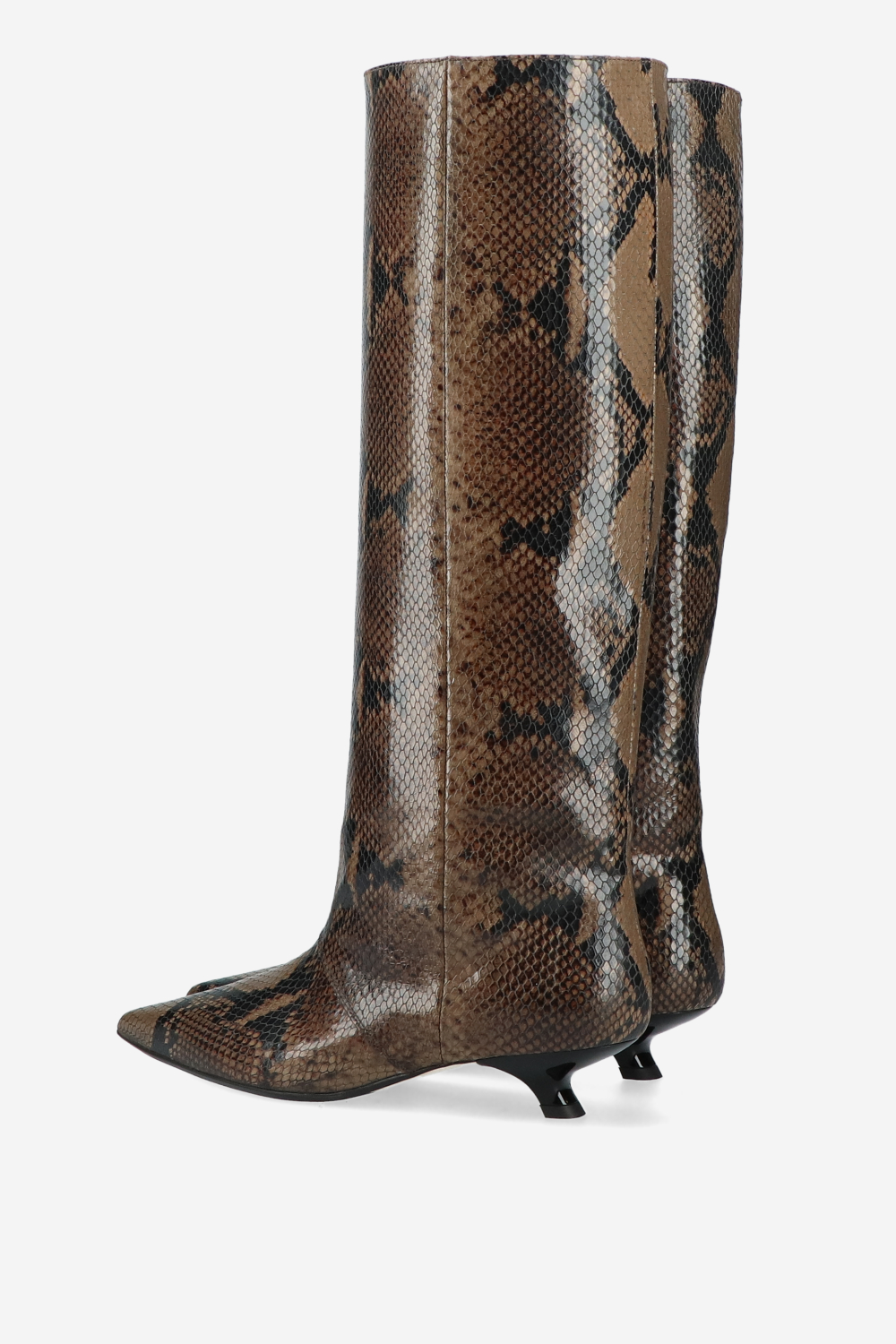 Beggin’ pitone leather boots