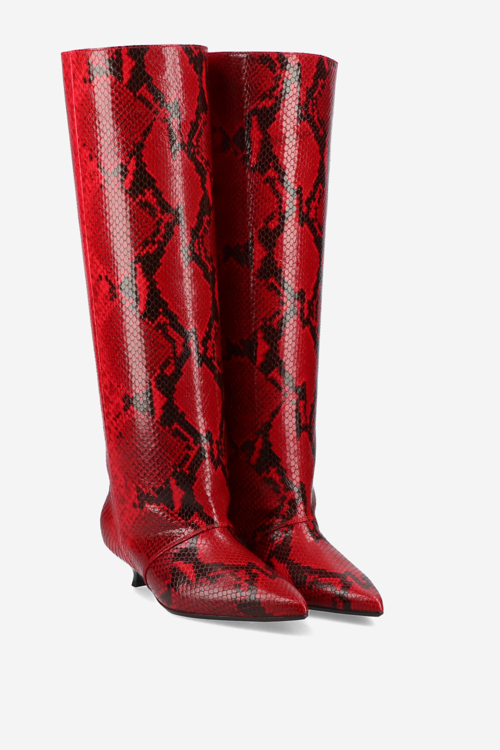 Beggin’ pitone leather boots