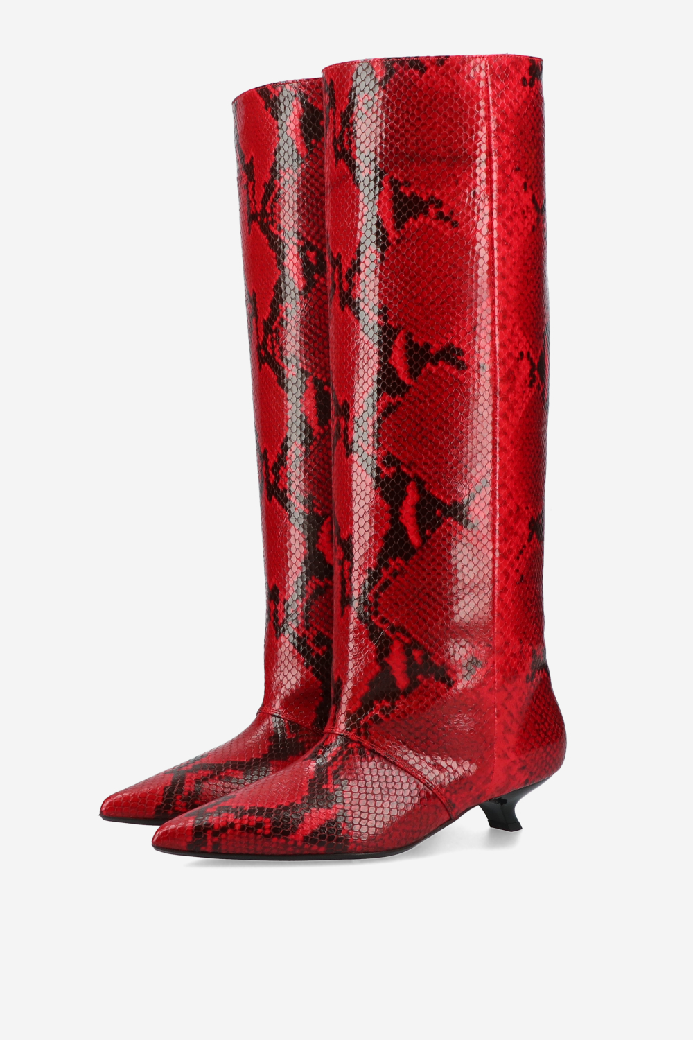 Beggin’ pitone leather boots