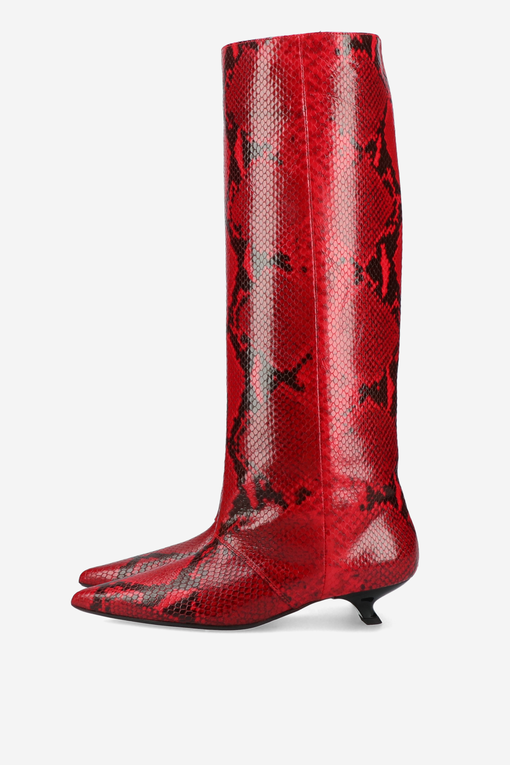 Beggin’ pitone leather boots