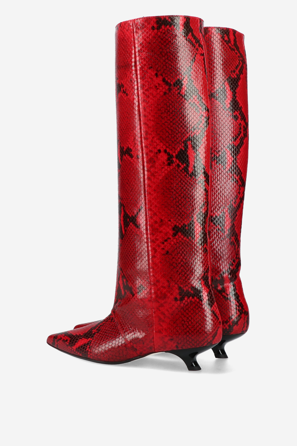 Beggin’ pitone leather boots