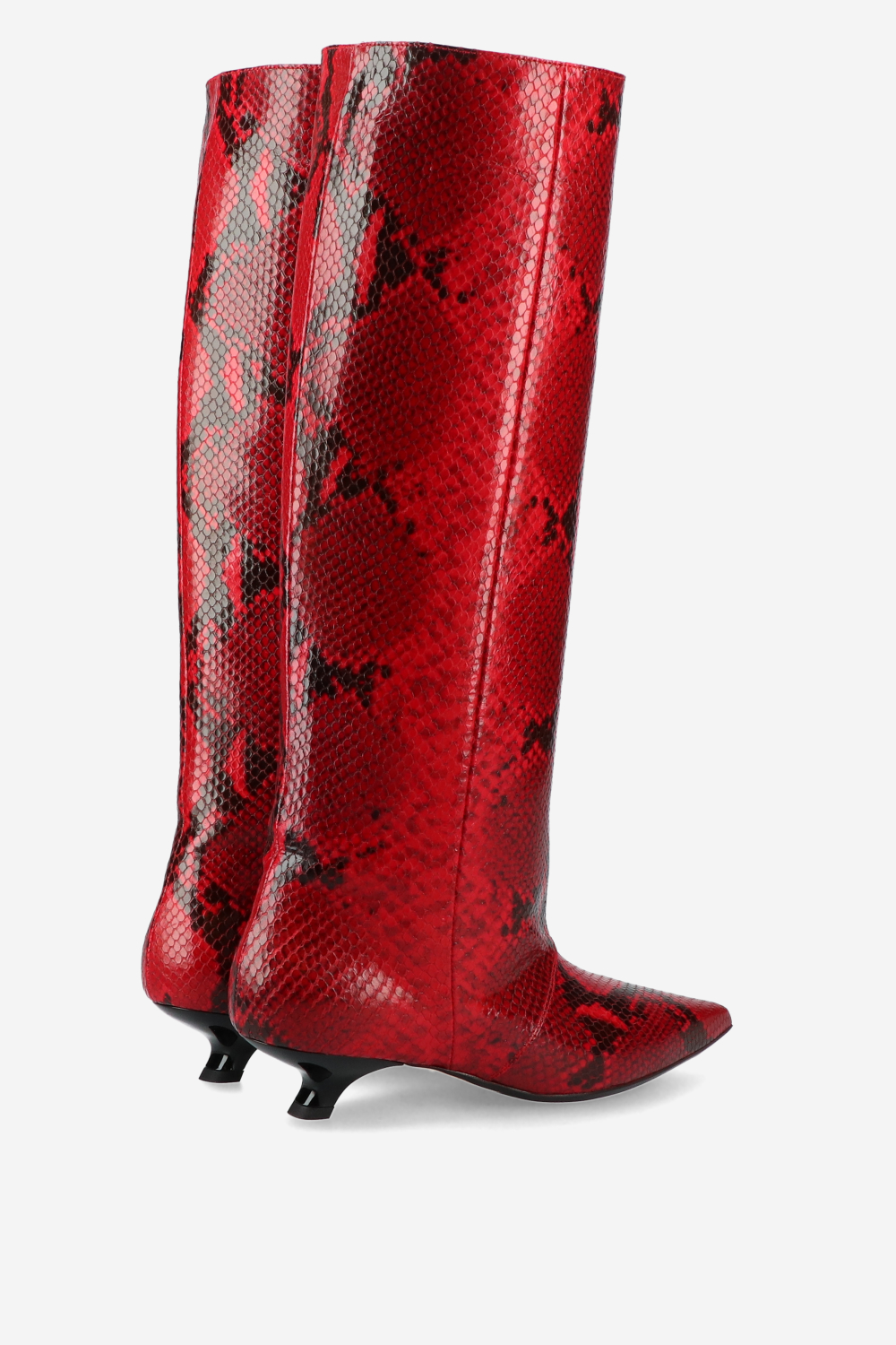 Beggin’ pitone leather boots