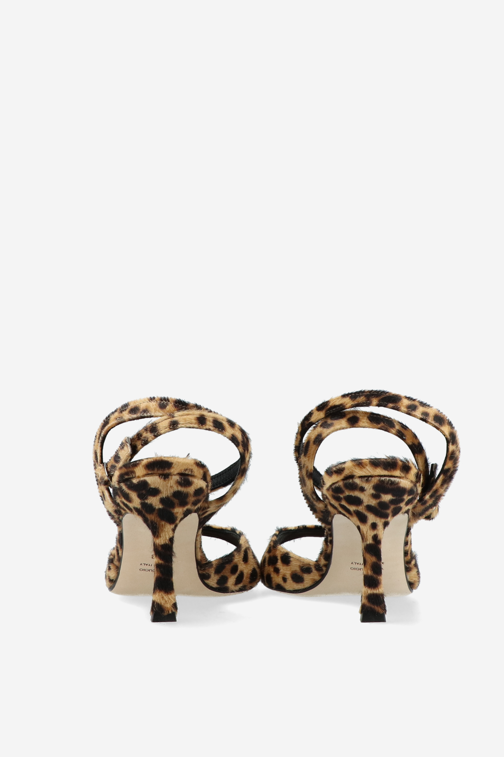 Dial Drunk pony hair heeled sandals