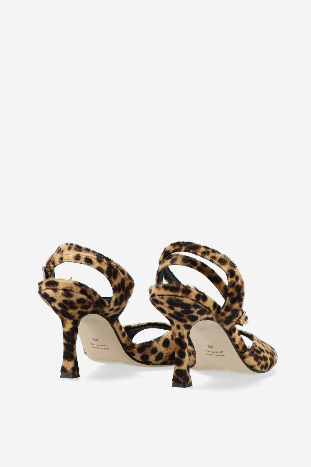 Dial Drunk pony hair heeled sandals