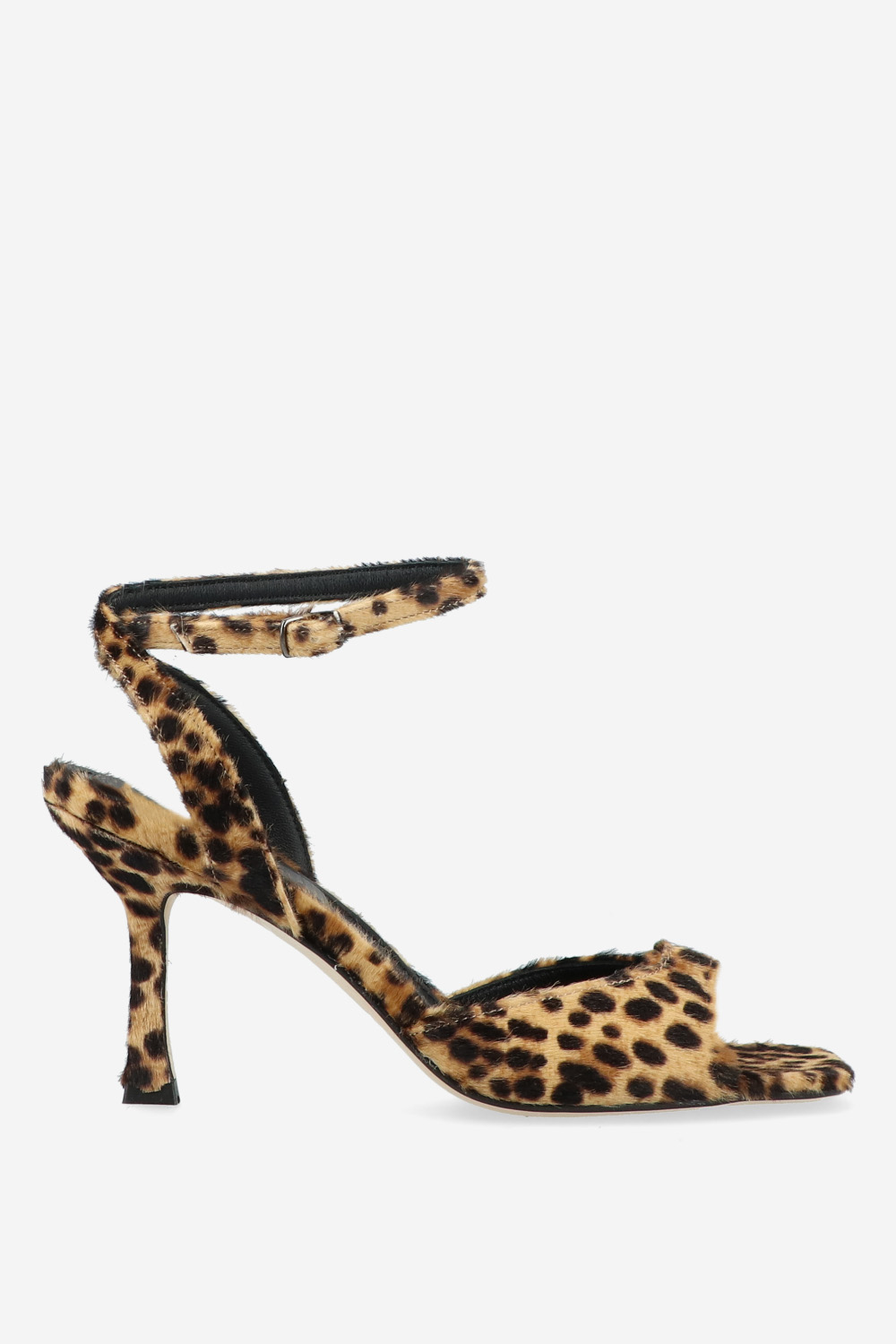 Rotue - Dial Drunk pony hair heeled sandals