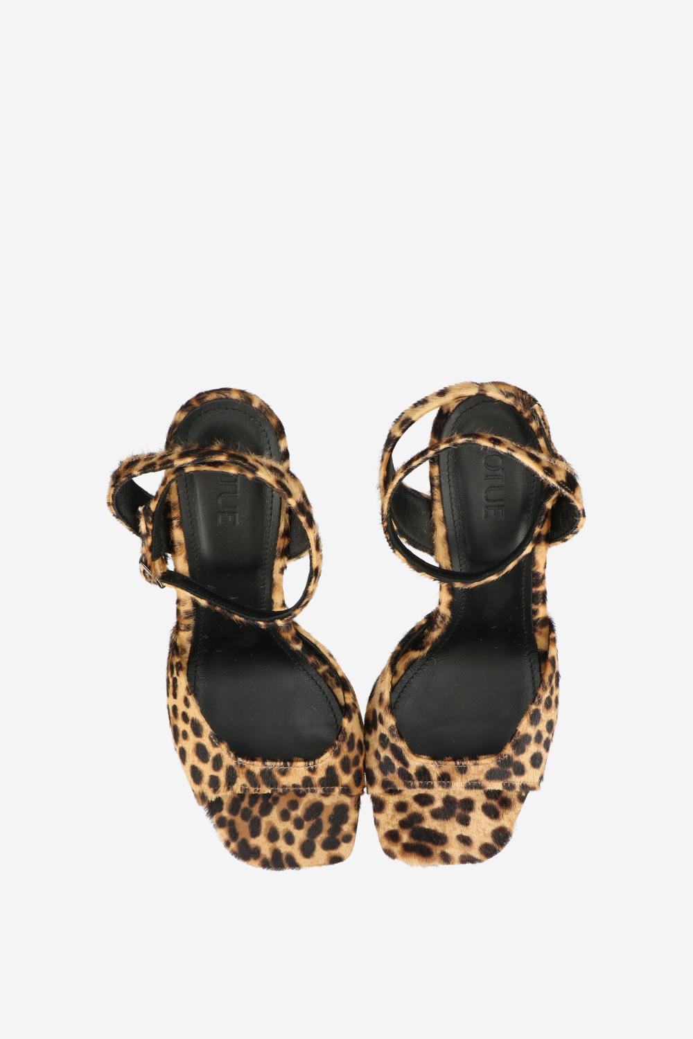 Dial Drunk pony hair heeled sandals