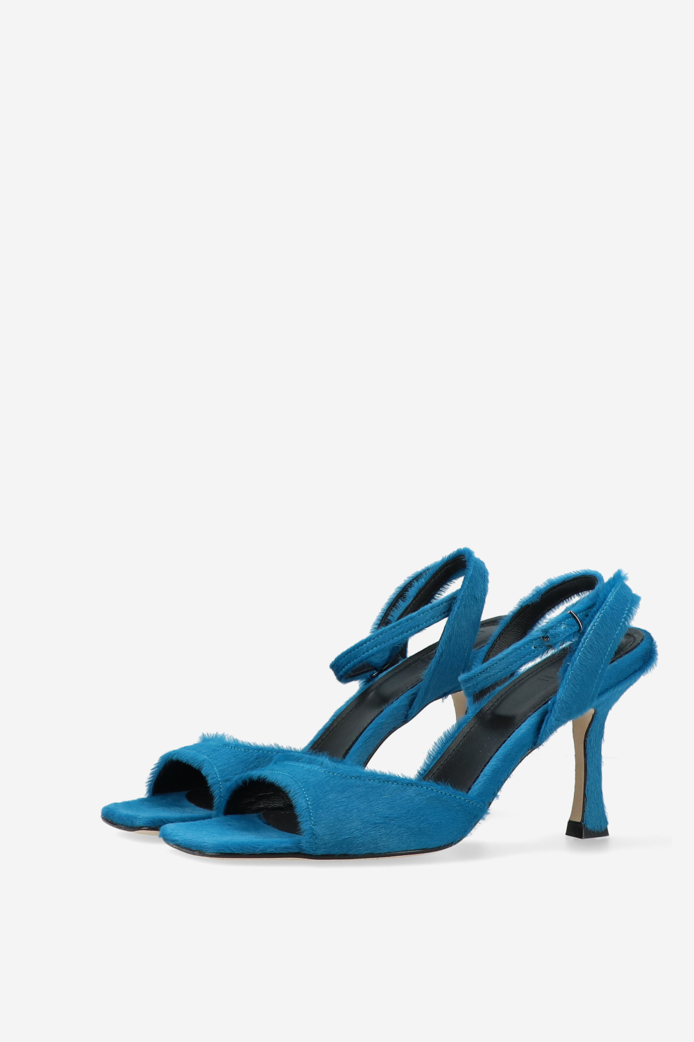 Dial Drunk pony hair heeled sandals