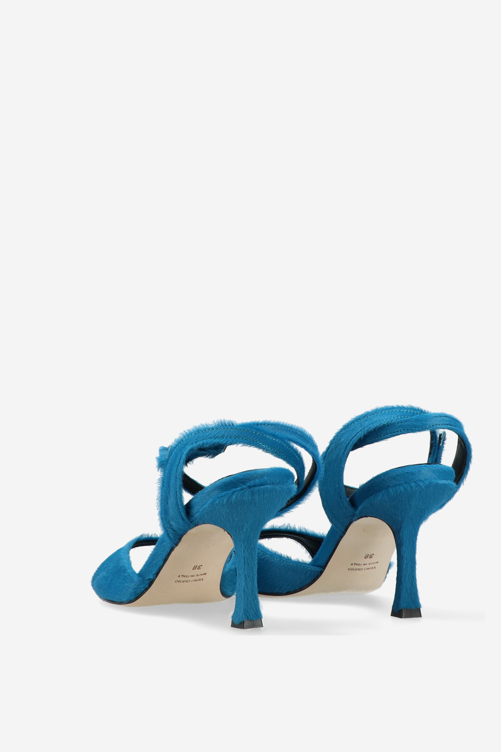 Dial Drunk pony hair heeled sandals