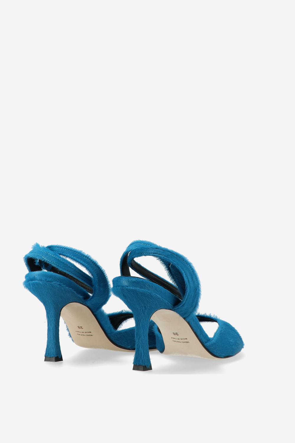 Dial Drunk pony hair heeled sandals