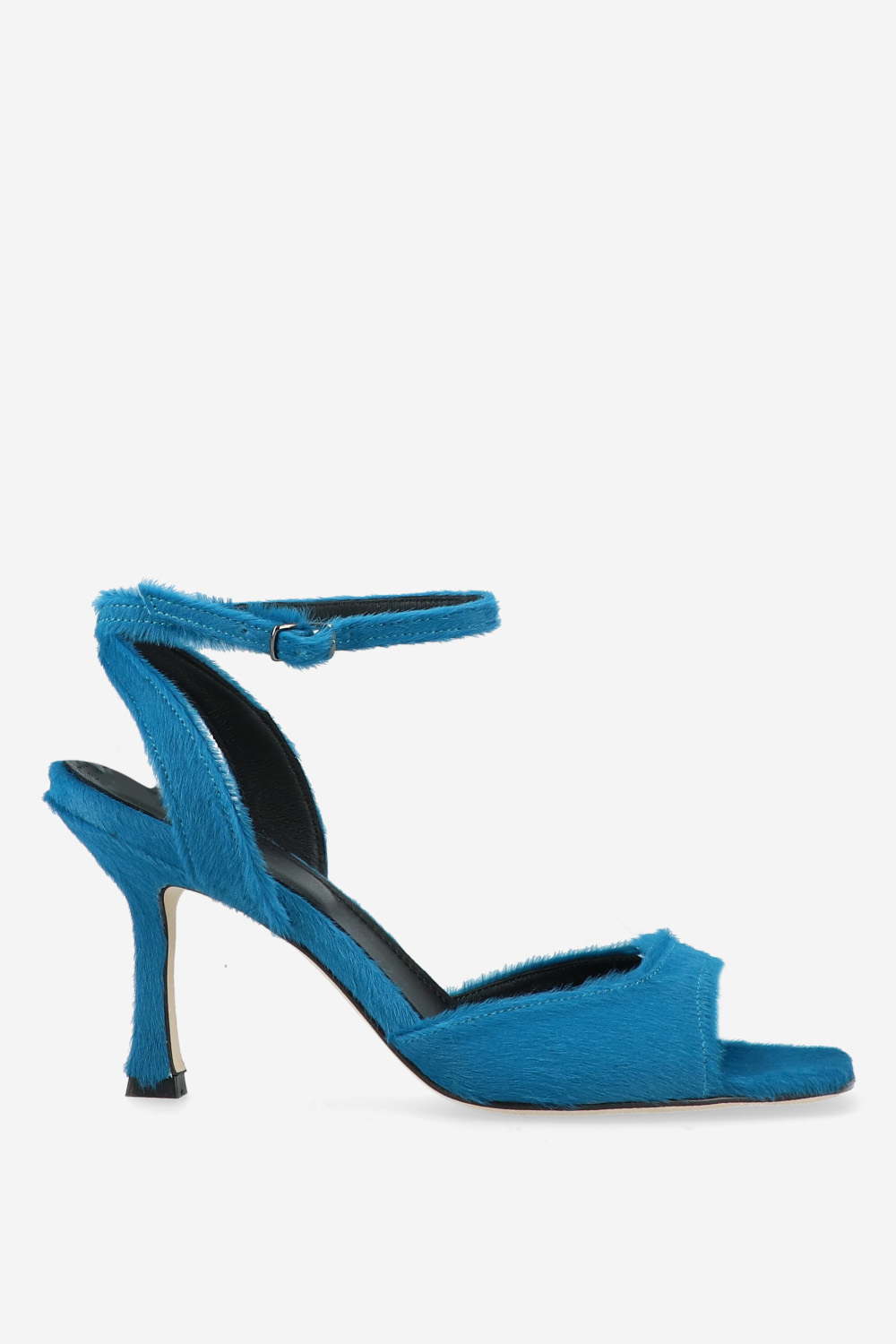 Rotue - Dial Drunk pony hair heeled sandals