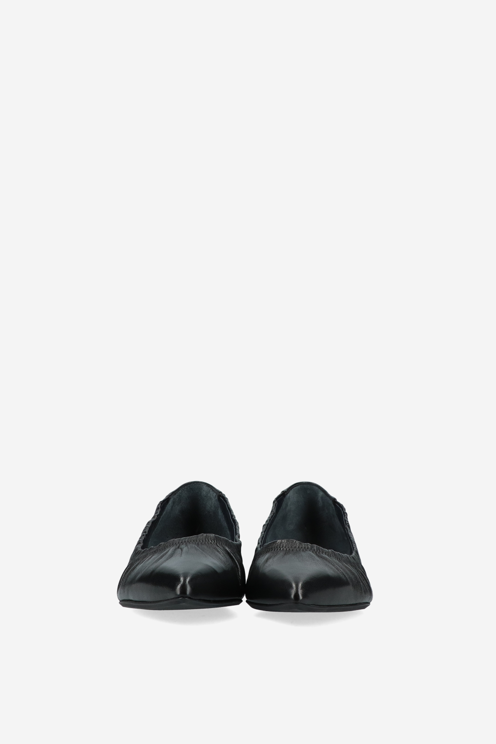 Dive leather ballerinas