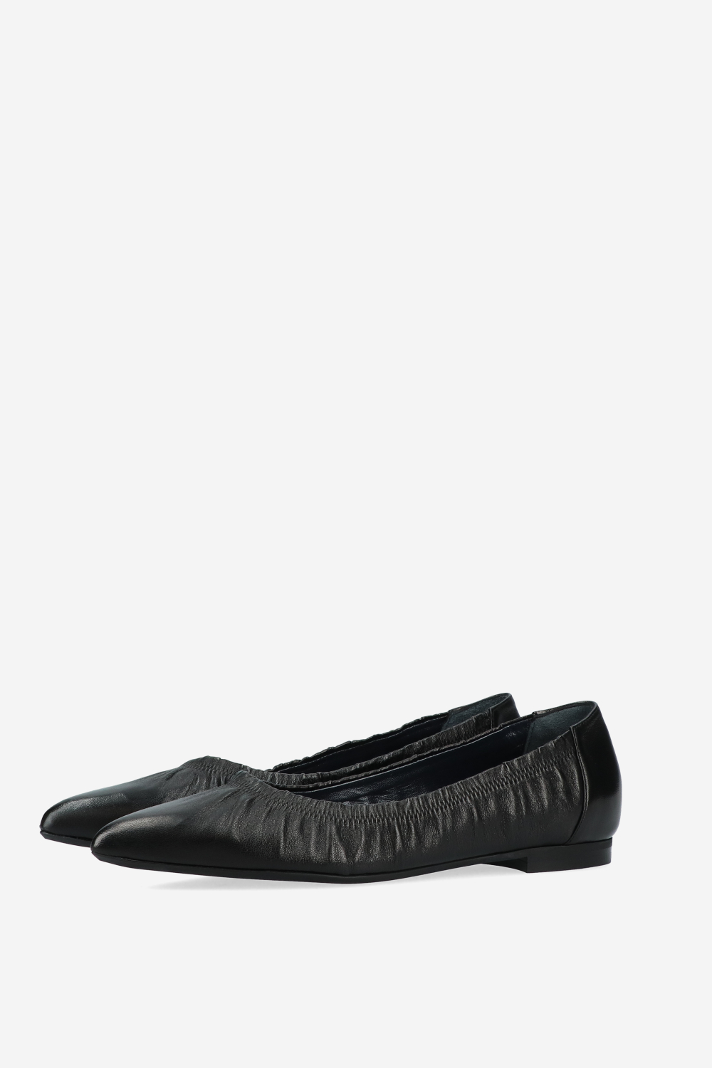 Dive leather ballerinas