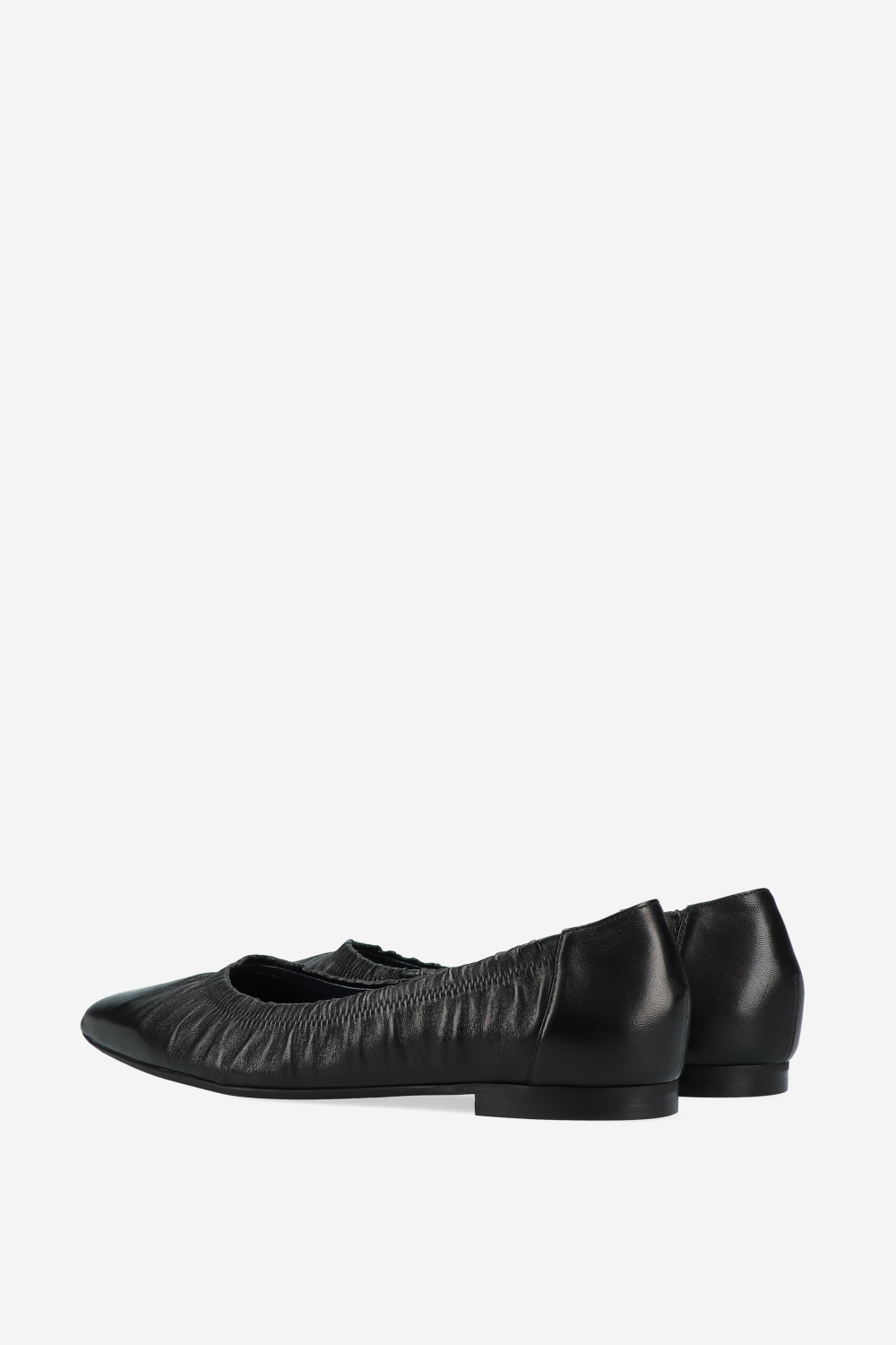 Dive leather ballerinas