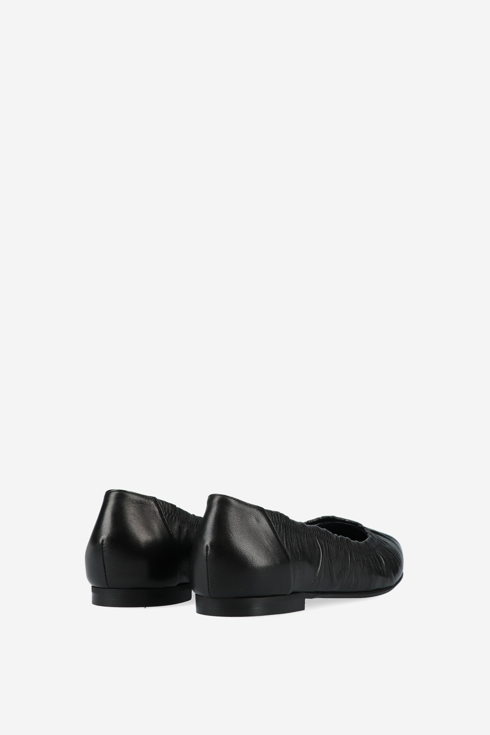 Dive leather ballerinas