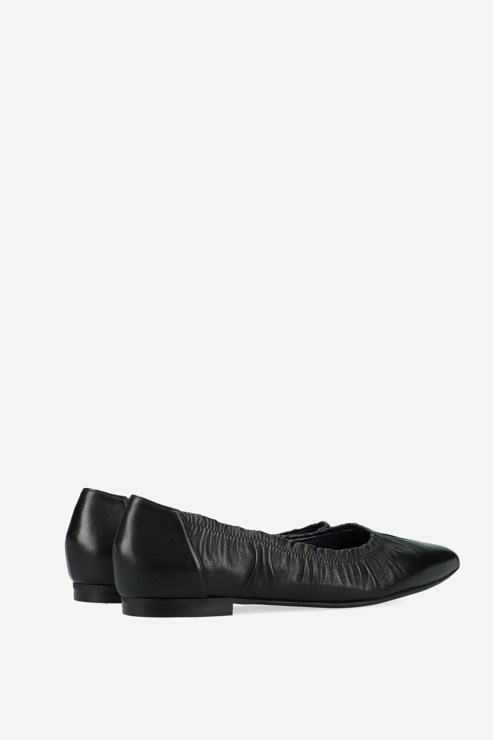 Dive leather ballerinas