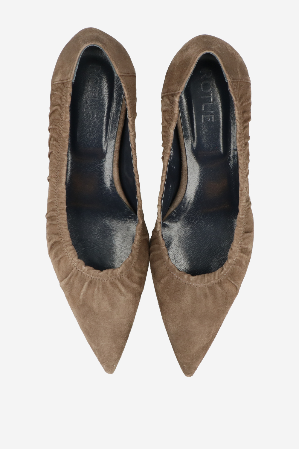 Dammage suede pumps