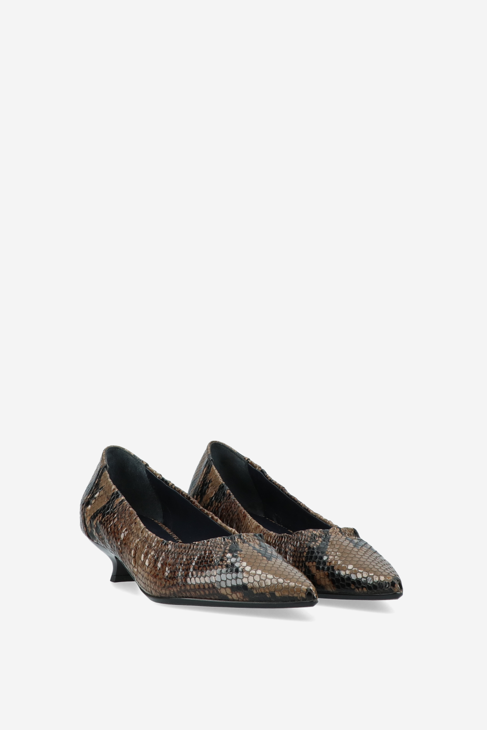 Dammage pitone leather pumps