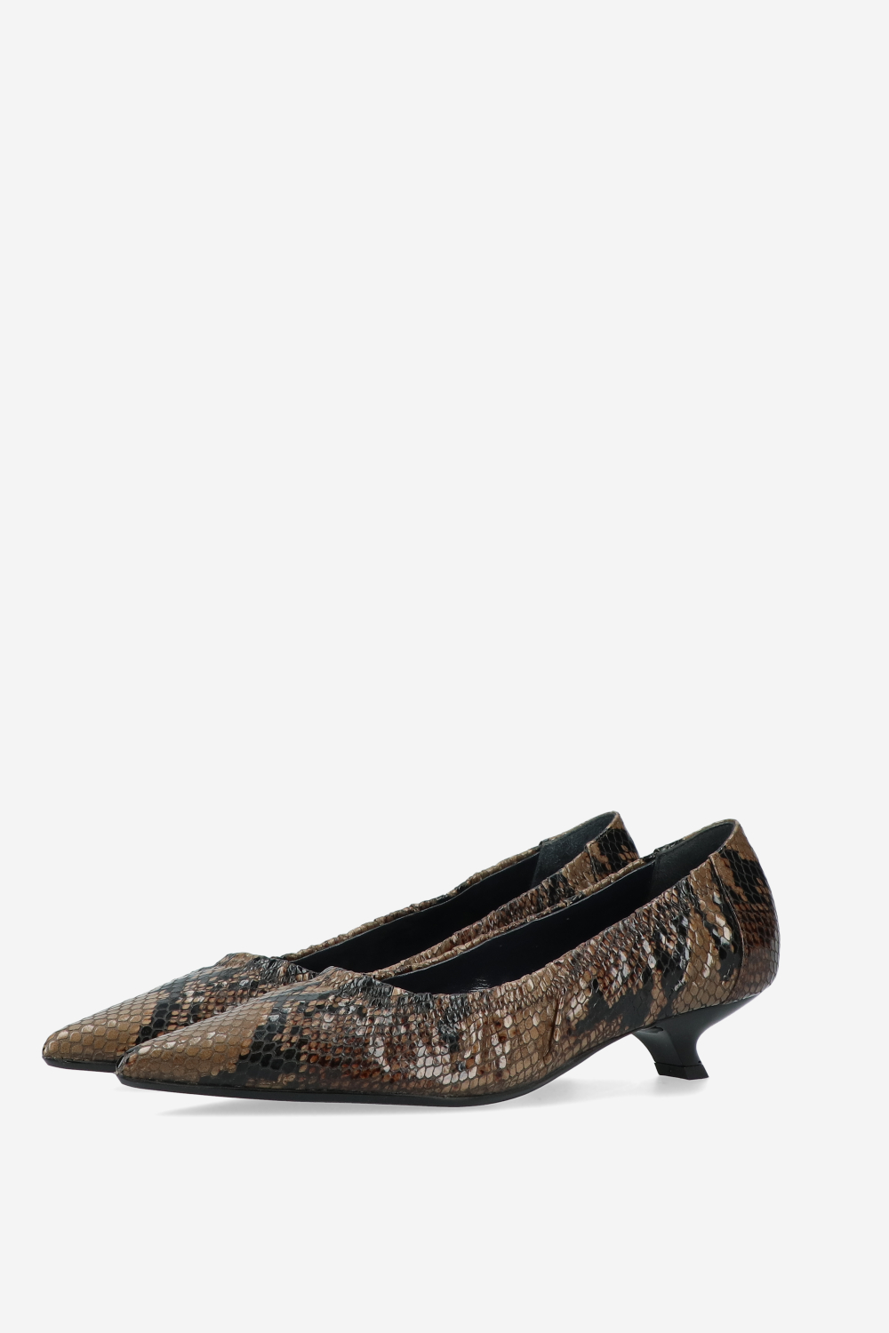 Dammage pitone leather pumps
