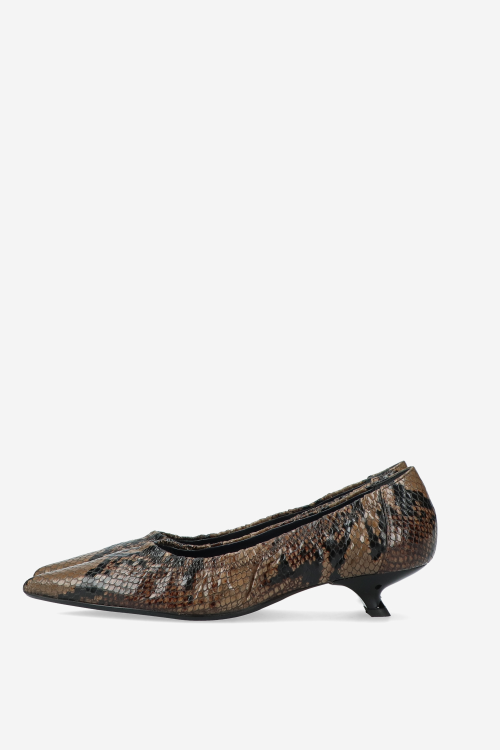 Dammage pitone leather pumps