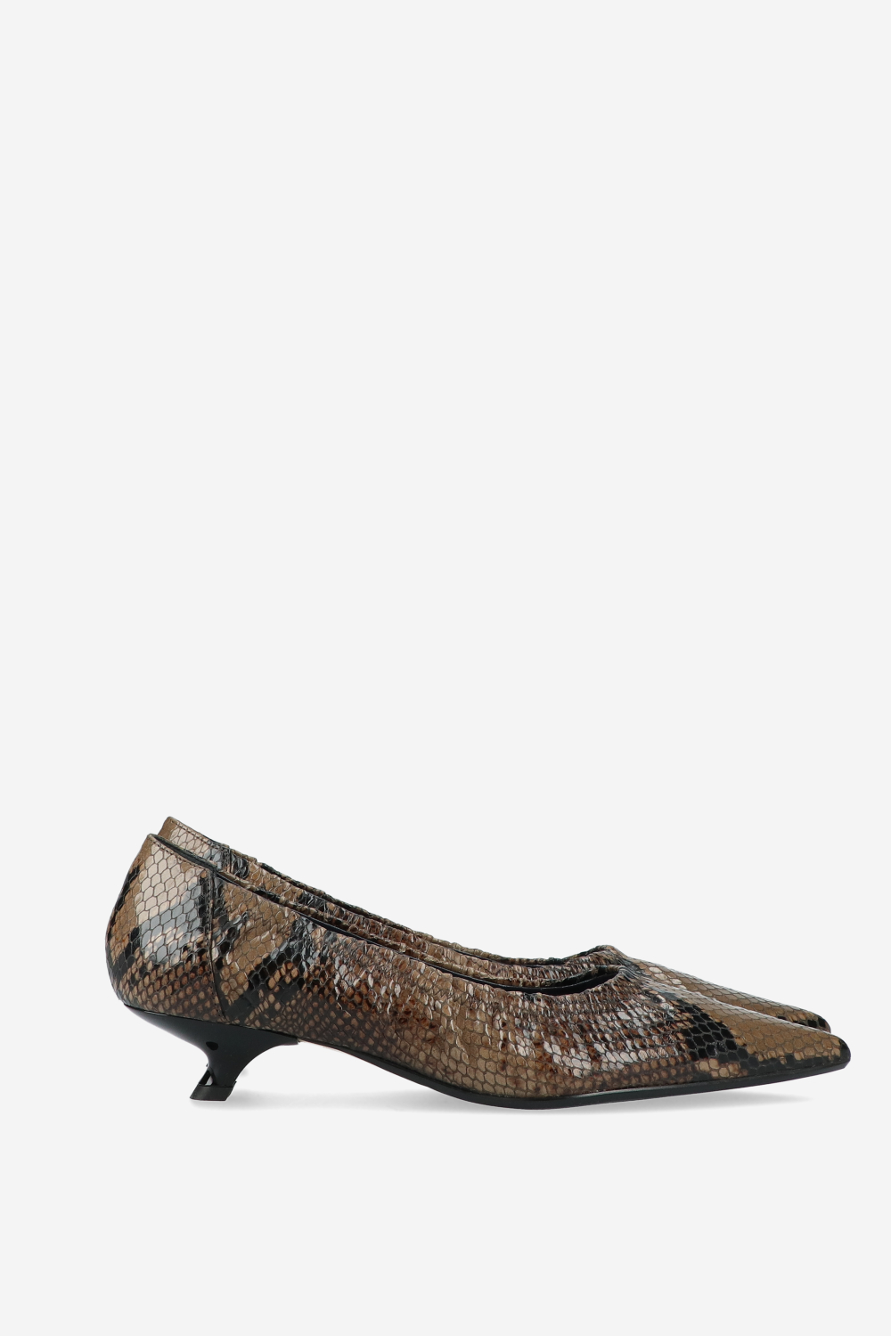 Dammage pitone leather pumps