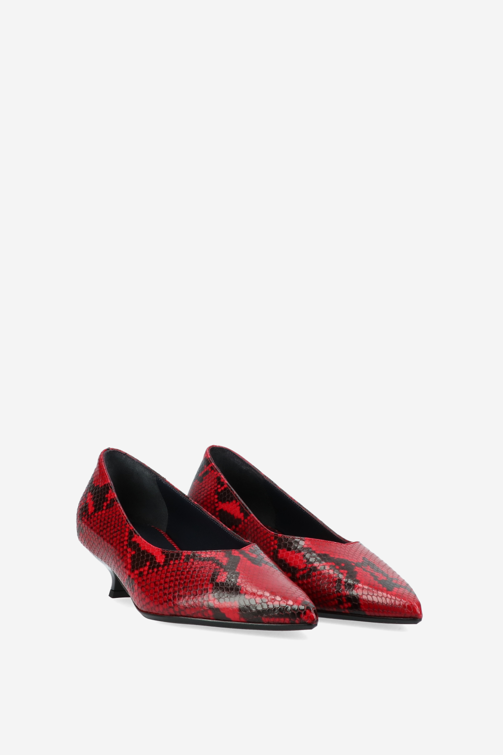 Earned It pitone leather pumps