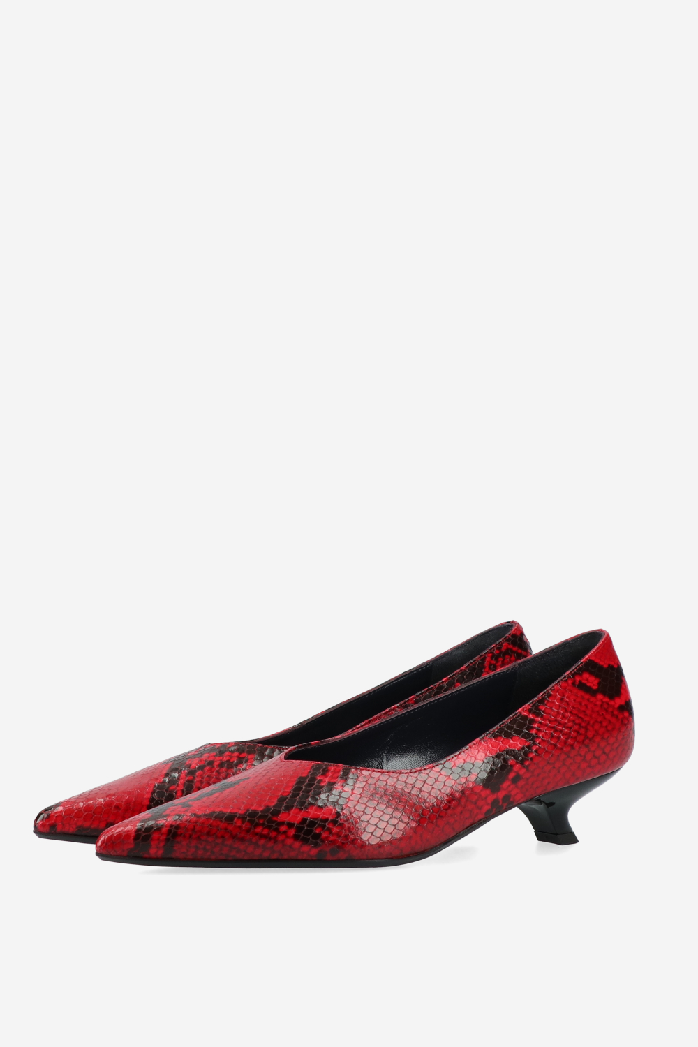 Earned It pitone leather pumps