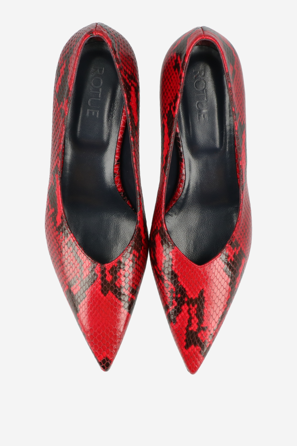 Earned It pitone leather pumps