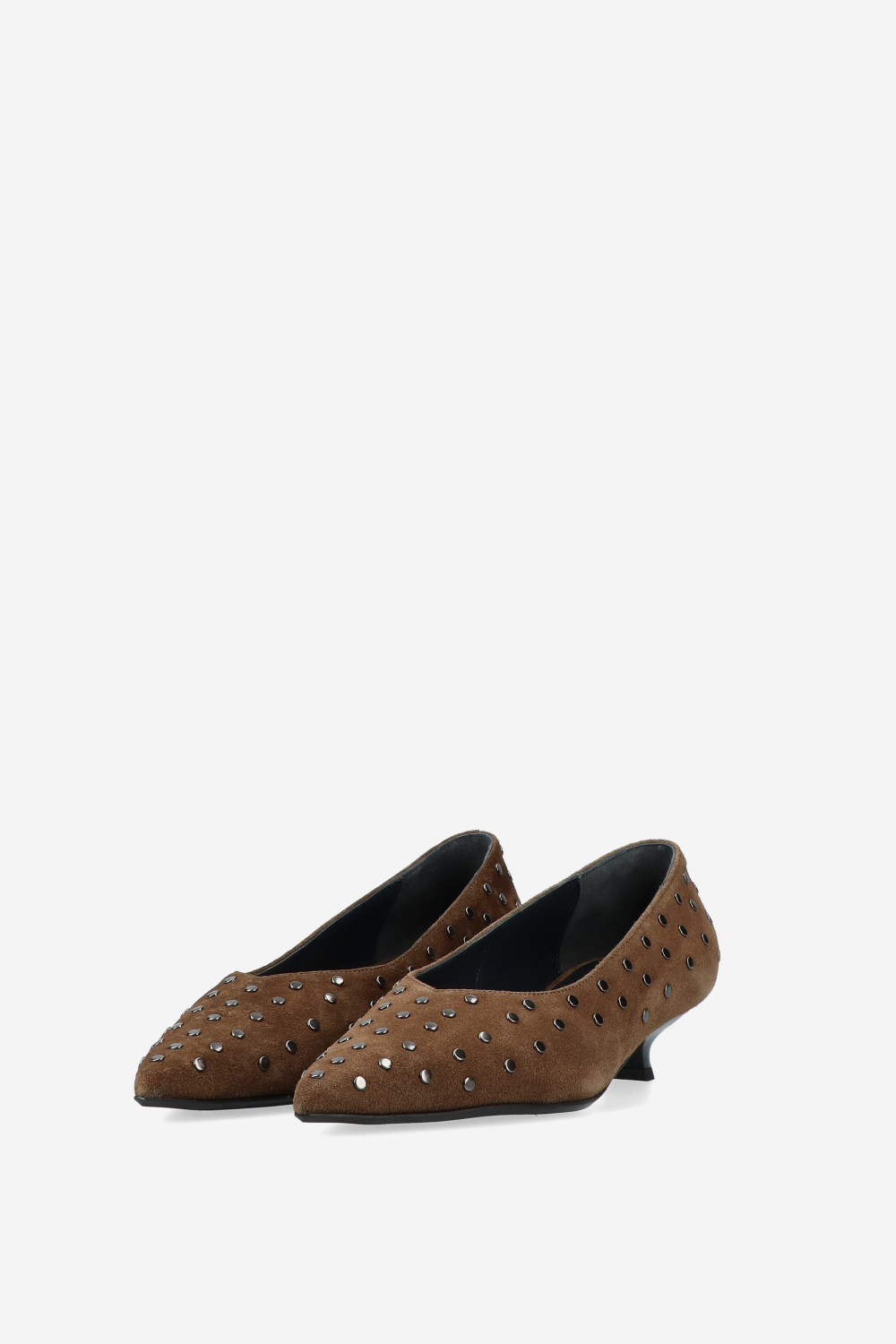 PRBLMS studded suede pumps