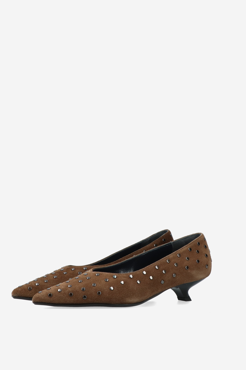 PRBLMS studded suede pumps