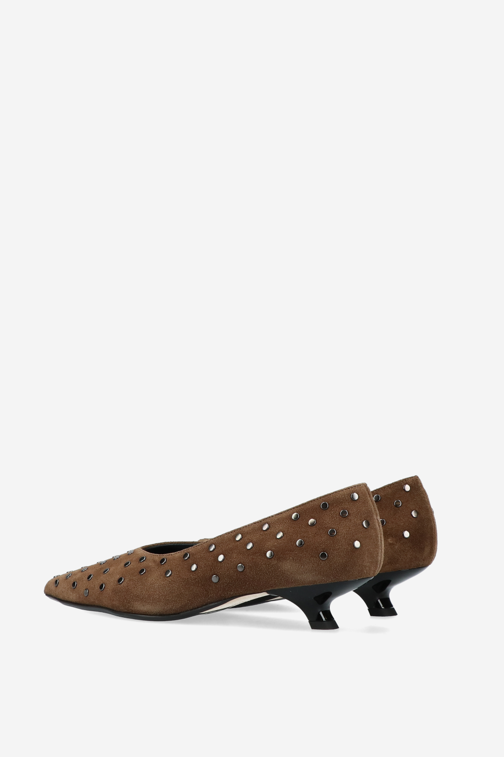 PRBLMS studded suede pumps