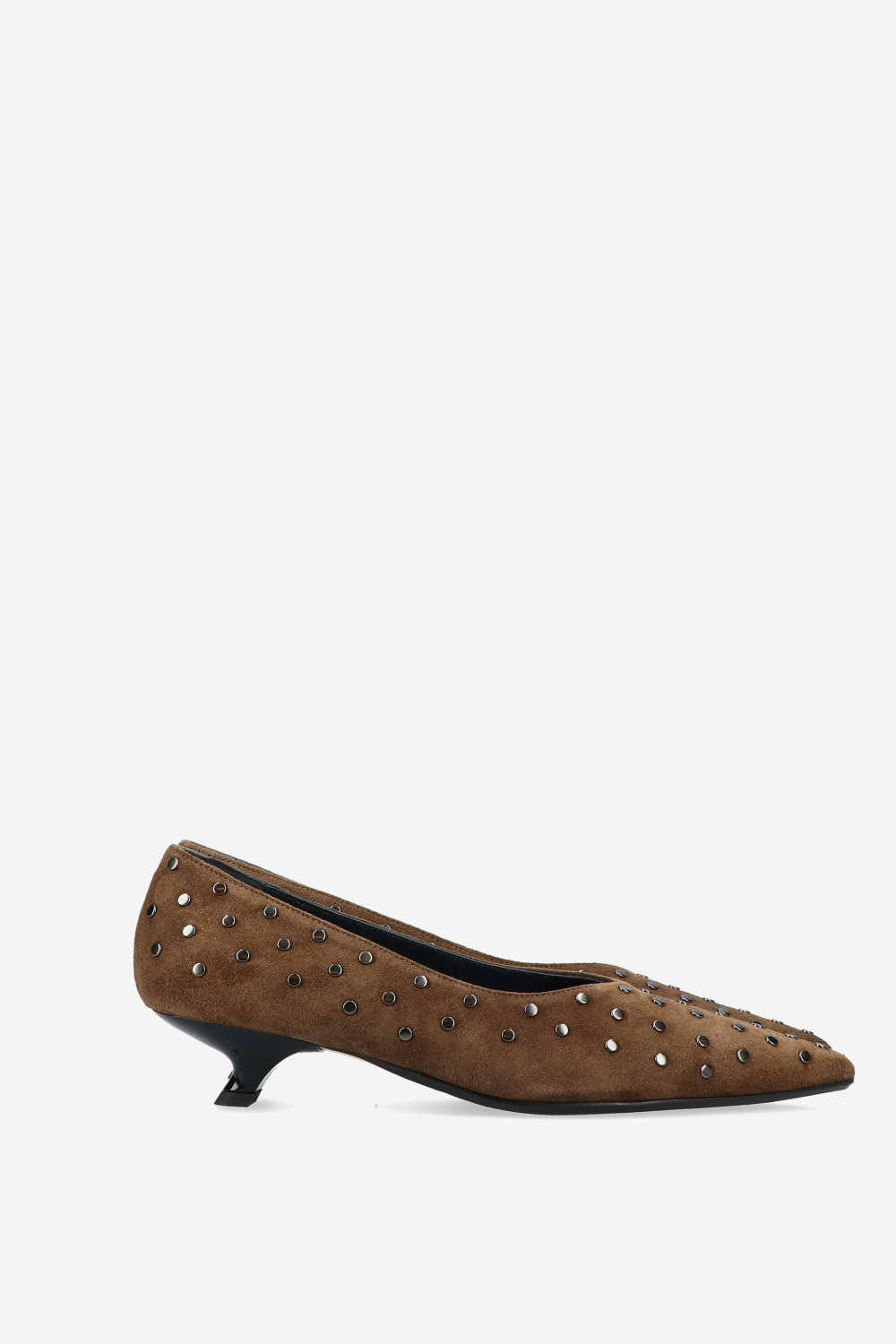 PRBLMS studded suede pumps