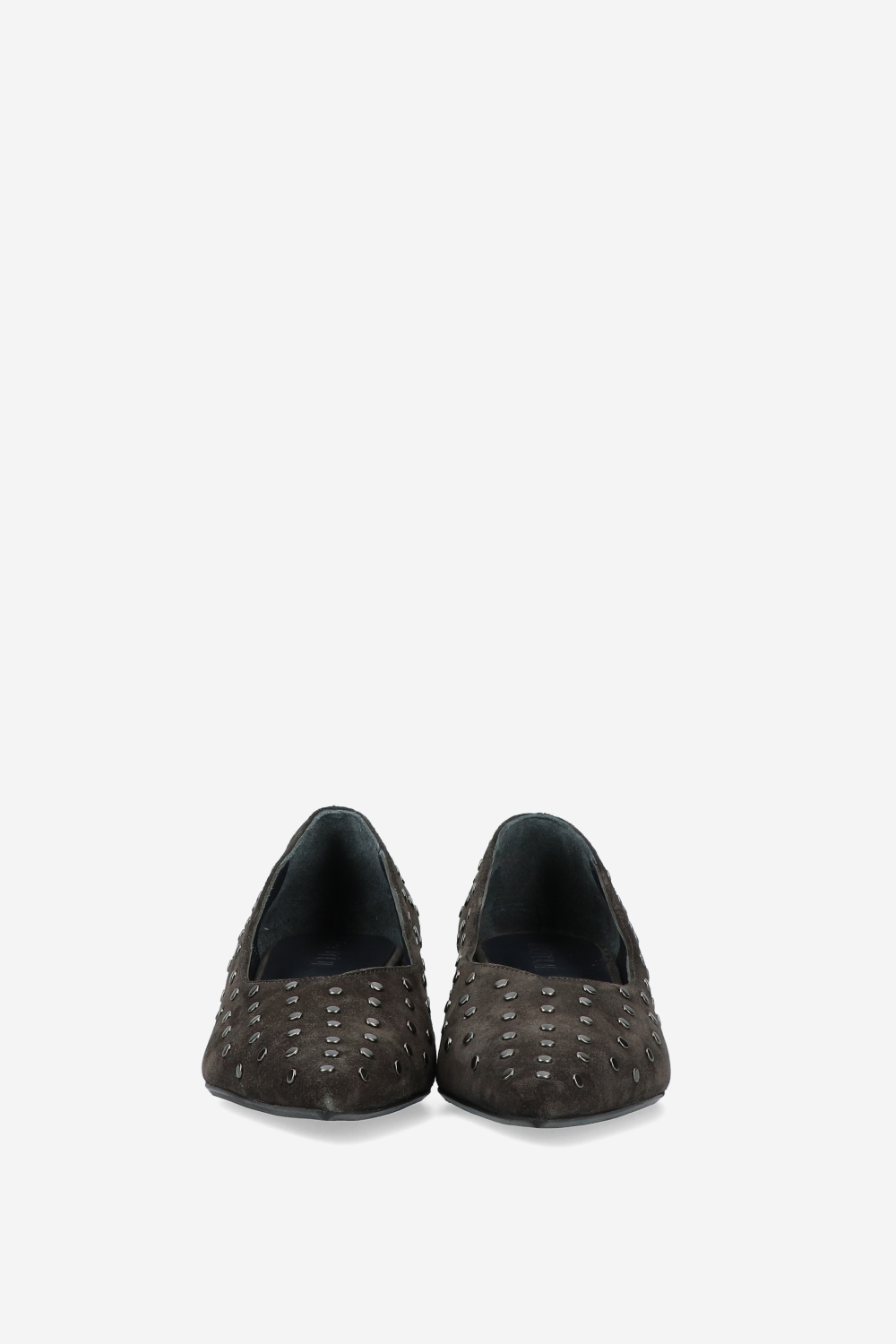 PRBLMS studded suede pumps