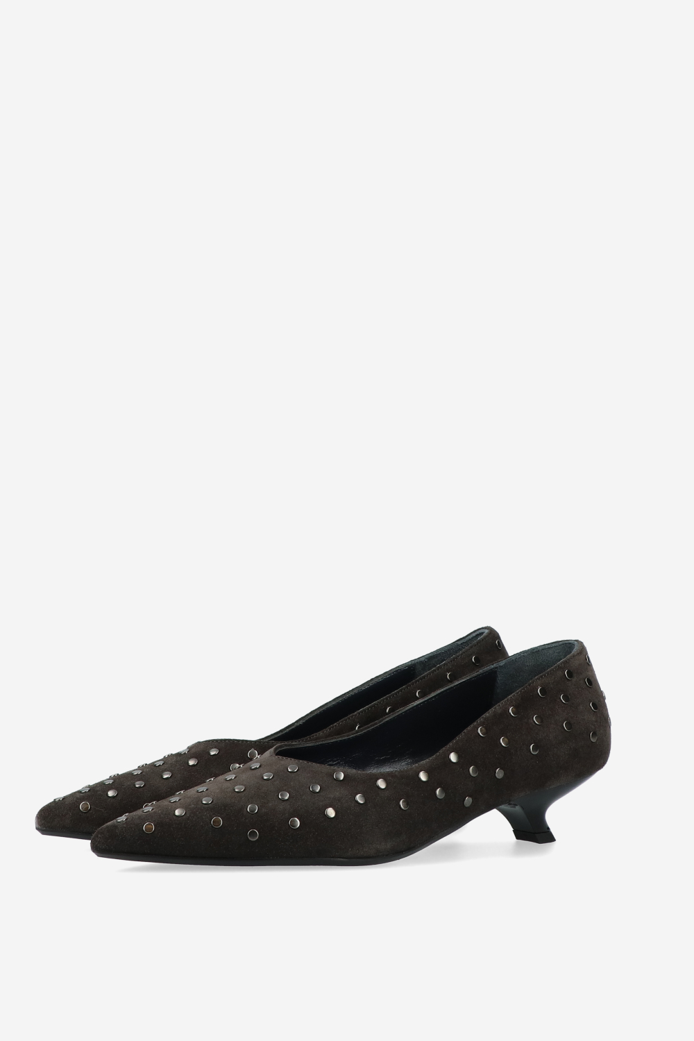 PRBLMS studded suede pumps